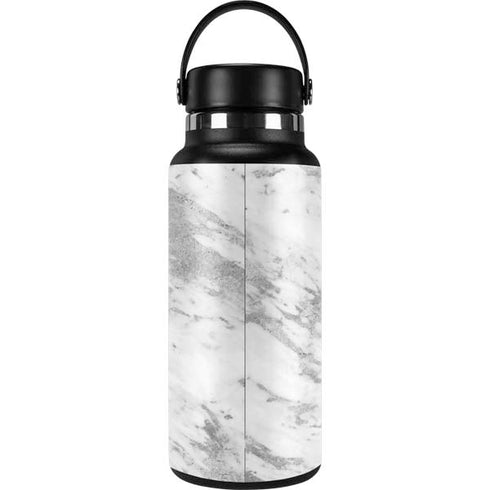 Silver Marble Hydro Flask 32oz Wide Mouth Skin